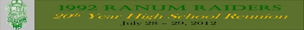IVER C. RANUM HIGH SCHOOL Reunion
